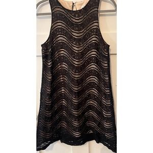 Speechless Black Lace Large Dress  Party Cocktail Lined Tank Mini‎
